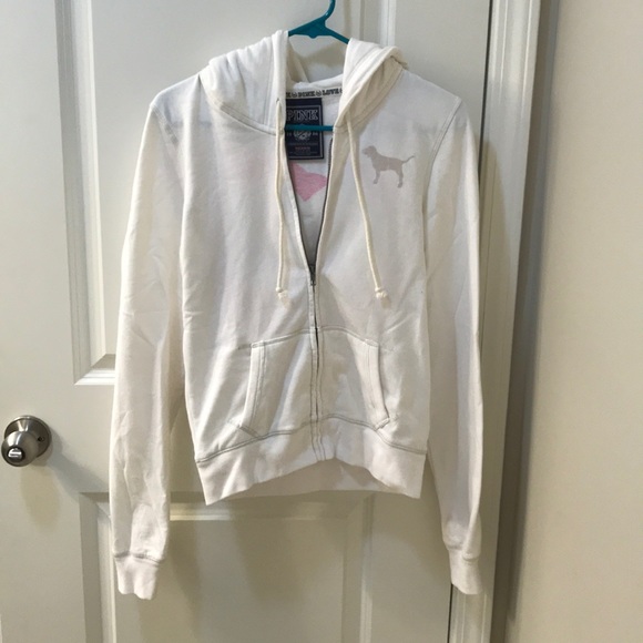 PINK Victoria's Secret Sweaters - Pink zip up!!